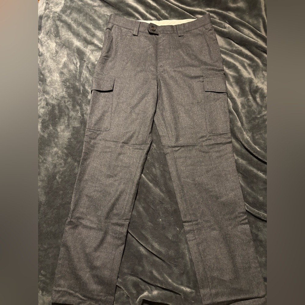 Brunello Cucinelli Gray Dress Pants